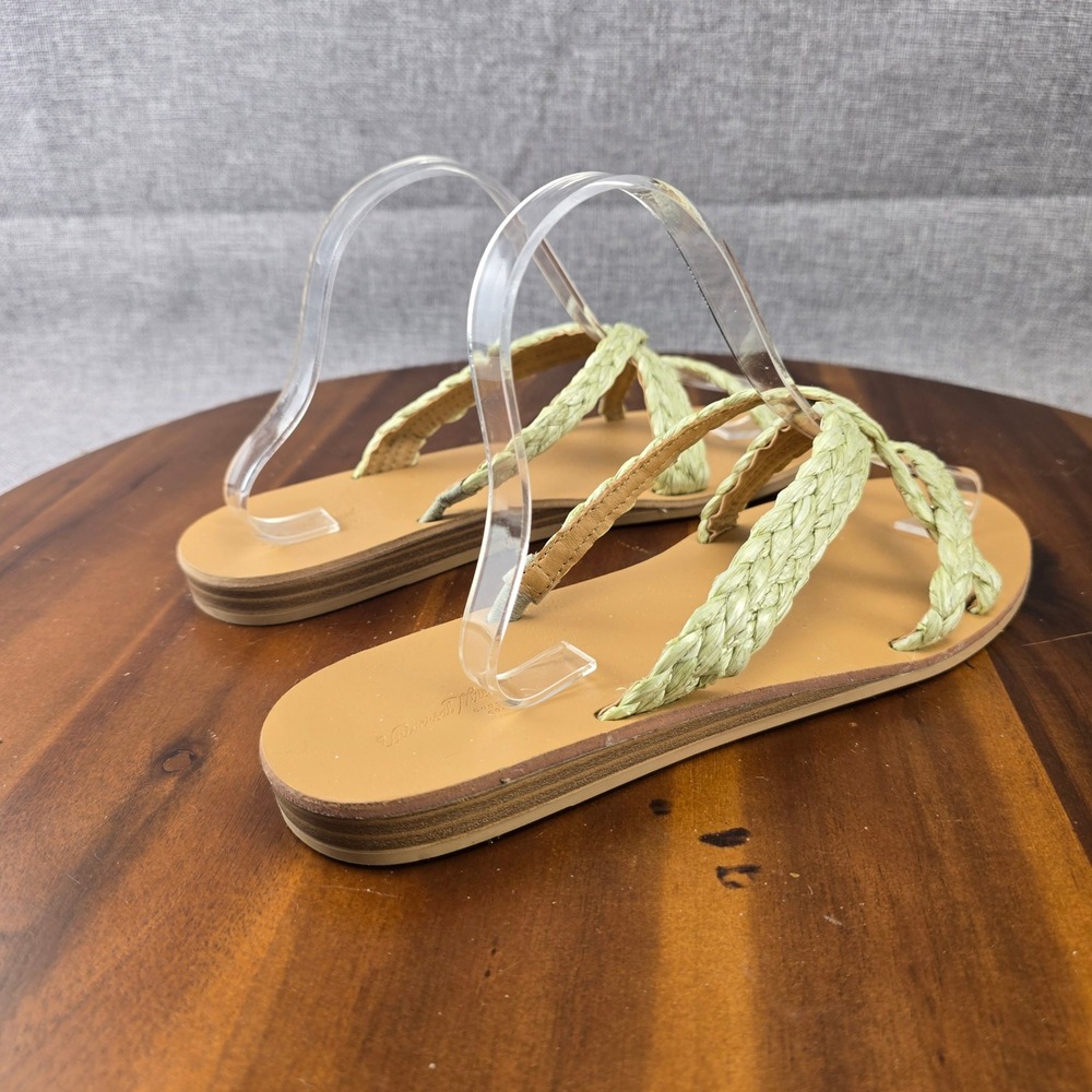 Universal Thread Braided Thong Sandals Women's Size‎ 9.5 Light Green - Picture 9 of 15